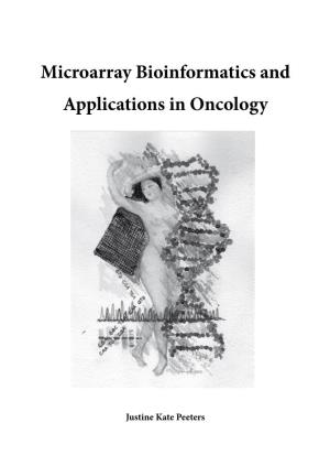 Microarray Bioinformatics and Applications in Oncology