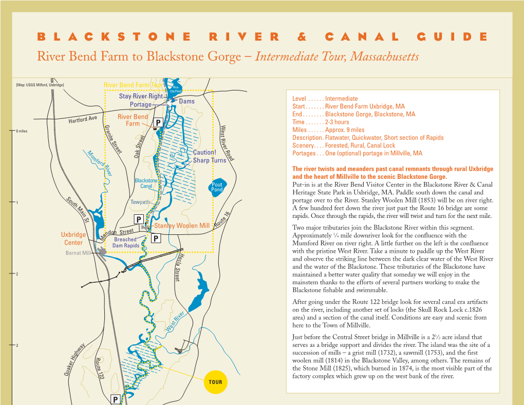 River Bend Farm to Blackstone Gorge – Intermediate Tour, Massachusetts