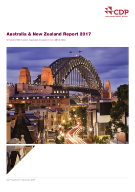 Australia & New Zealand Report 2017