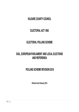 Polling Scheme 2019