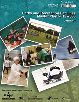 City of Toronto Parks and Recreation Facilities Master Plan 2019-2038