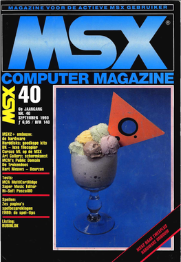 MSX Computer Magazine 40 Aktu Publications B.V