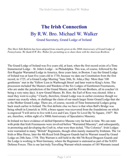 The Irish Connection - Michael W