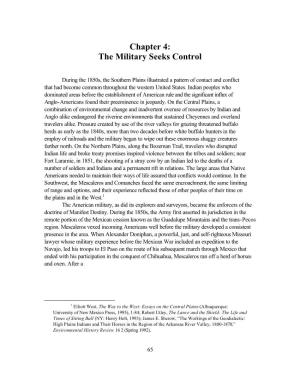 Chapter 4: the Military Seeks Control