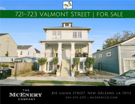 721-723 Valmont Street | for Sale