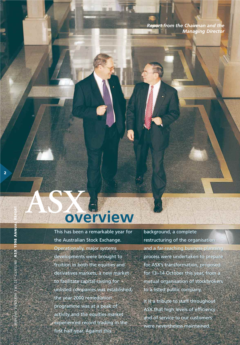 ASX705 Annual Report 1-23 CFO 10/9/98 2:36 PM Page 2