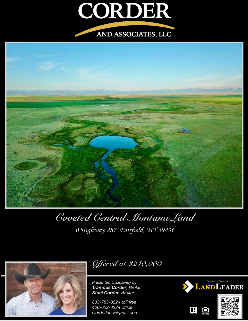 Coveted Central Montana Land 0 Highway 287, Fairfield, MT 59436