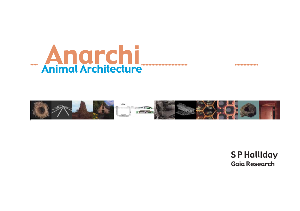 Anarchi ○○○○○○○○○○○○○○○○○○○○○○○○○○○○○○○○ Animal Architecture