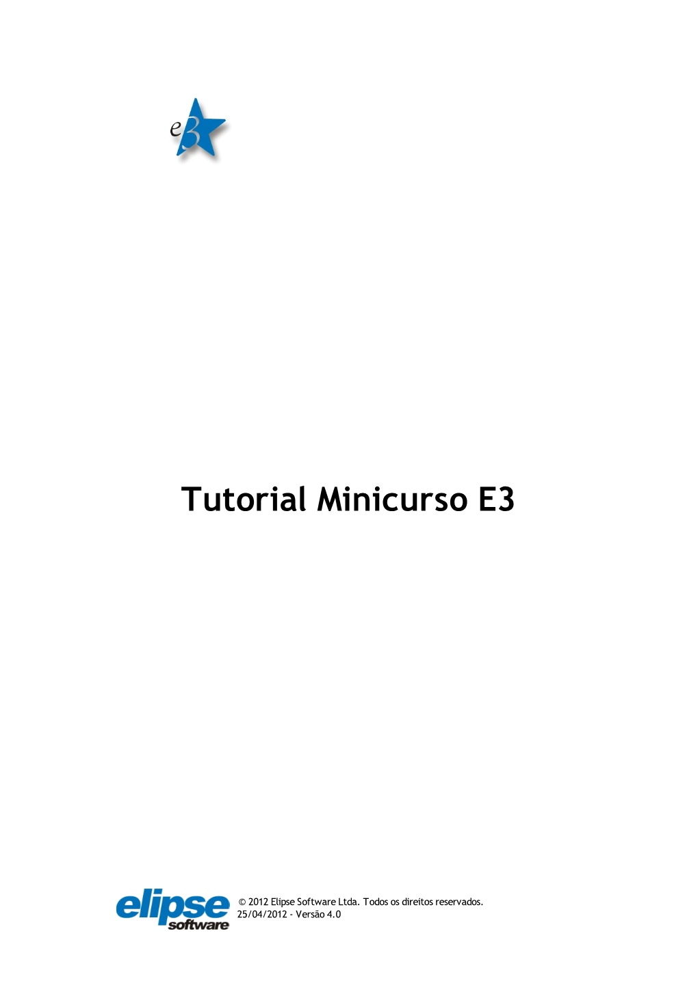 Tutorial Minicurso E3