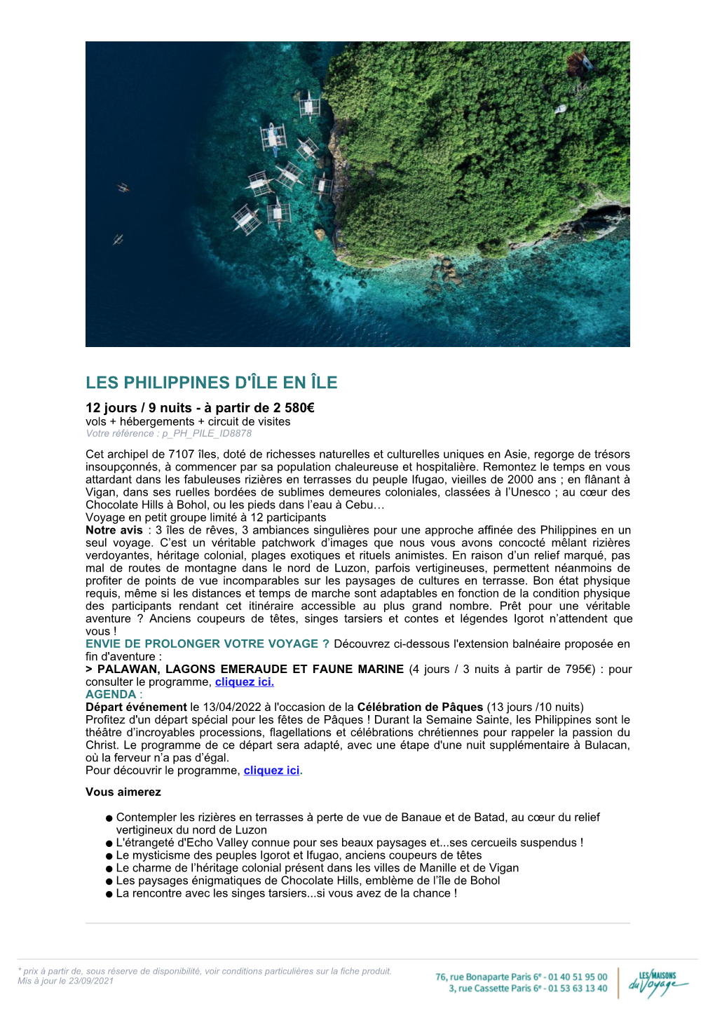 Les Philippines D'île En