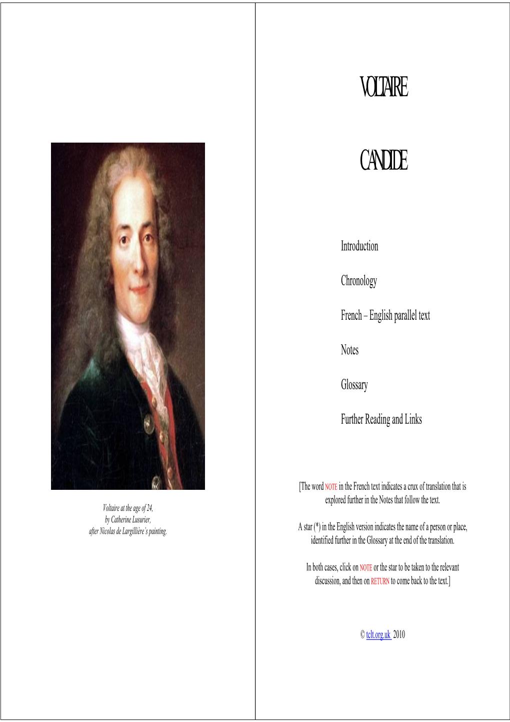 Voltaire Candide