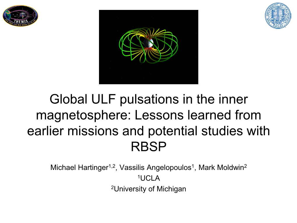 The Effect of the Plasmasphere on ULF Waves: Potential Studies With