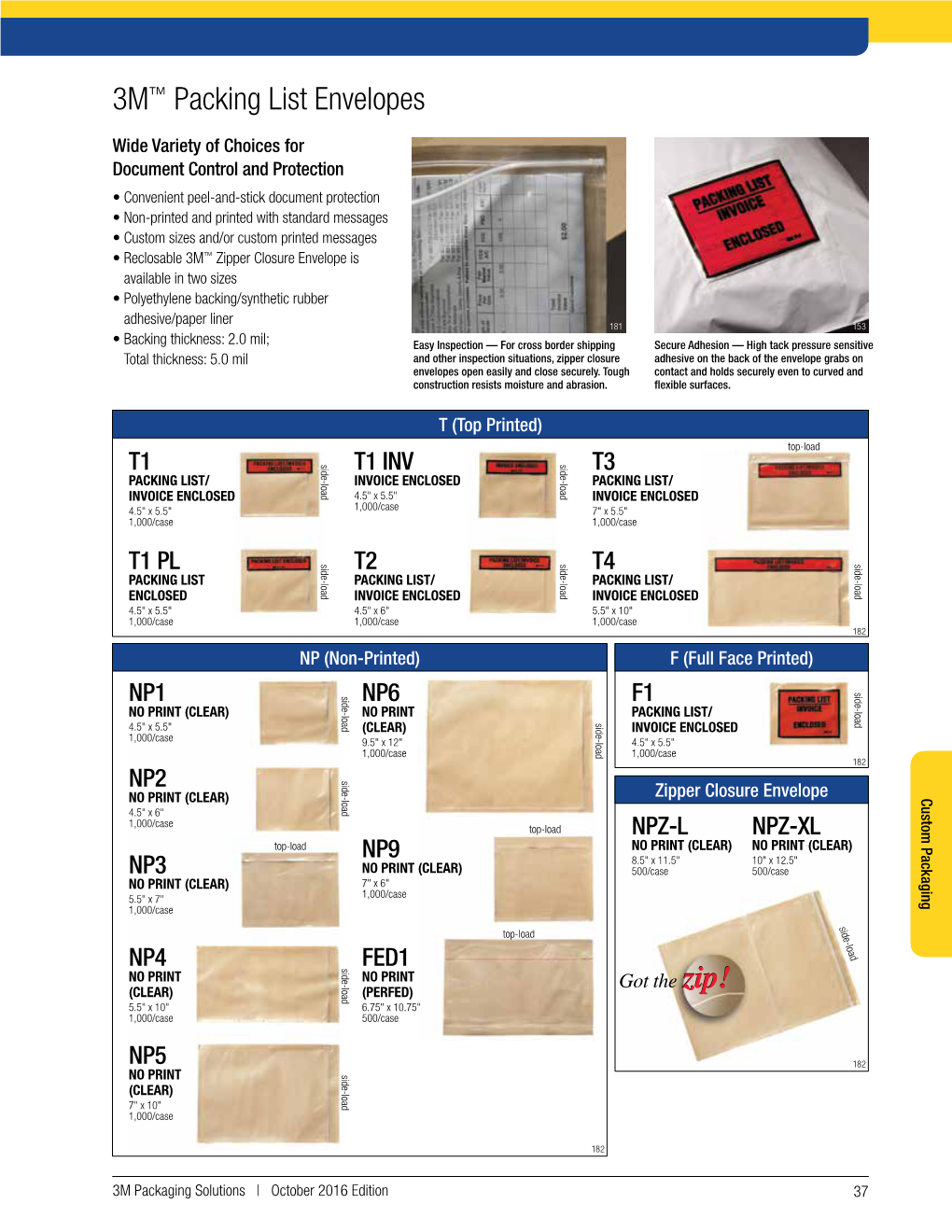 3M™ Packing List Envelopes