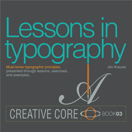 Lessons in Typography: Must-Know Typographic Principles Presented