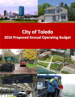 City of Toledo 2016 Proposed Operating Budget