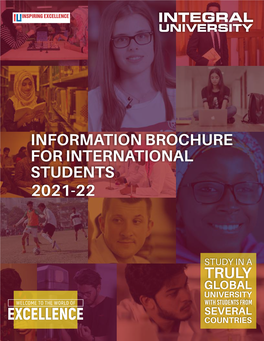 Information Brochure for International Students 2021-22