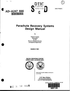PARACHUTE Recovery Systems Desgin Manual.Pdf
