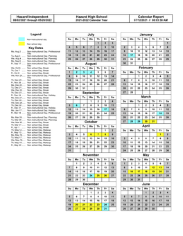 District Calendar 2021-2022