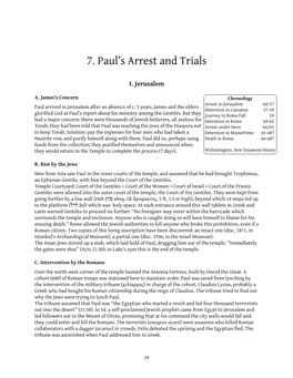 7. Paul's Arrest and Trials
