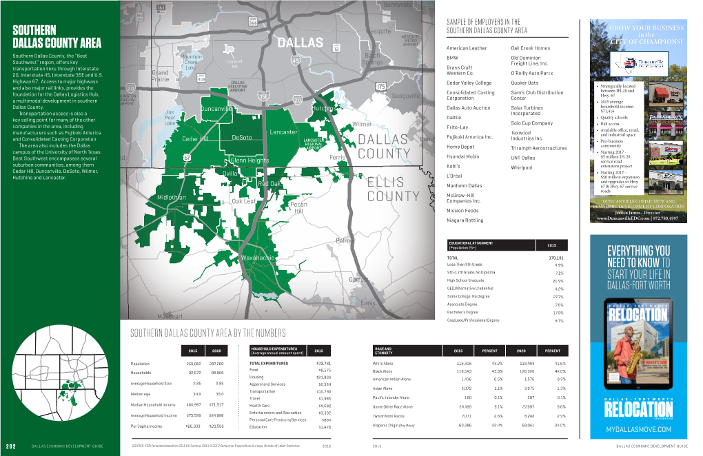 Southern Dallas County Area