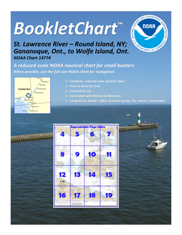 Bookletchart™ St. Lawrence River – Round Island, NY; Gananoque, Ont., to Wolfe Island, Ont