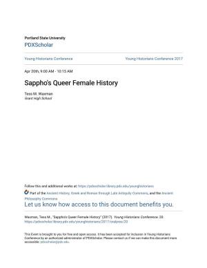 Sappho's Queer Female History