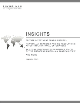 Insights Volume 8 Number 3 | Table of Contents | Visit for Further Information