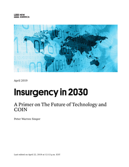 Insurgency in 2030