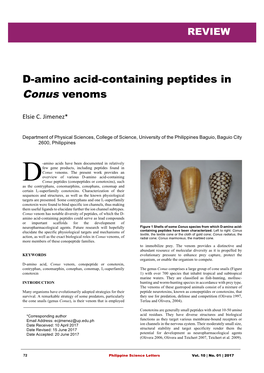 Conus Venoms
