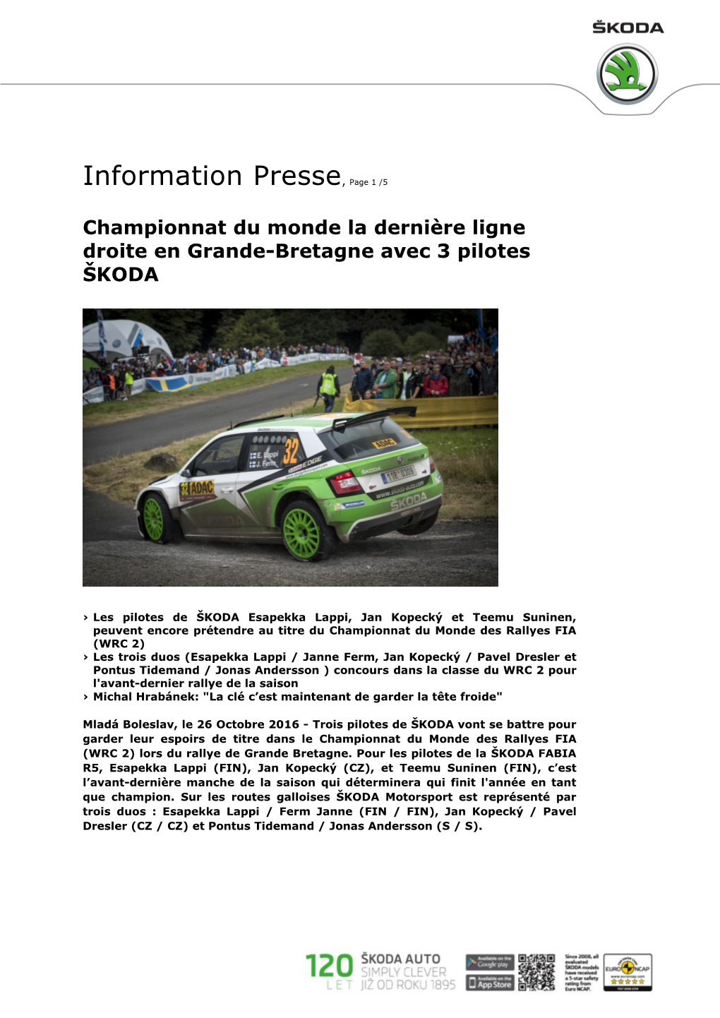 Information Presse, Page 1 /5