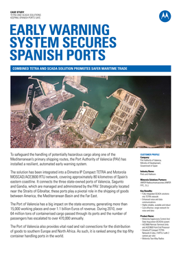 Early Warning System Secures Spanish Ports