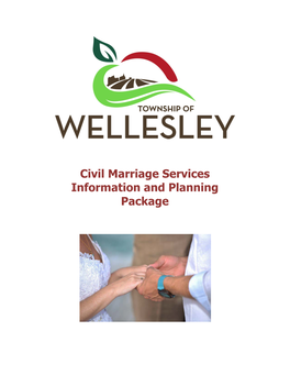 Civil Marriage Ceremony Applicant’S Check List