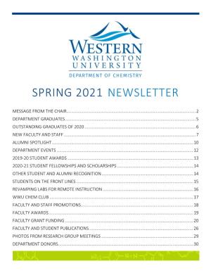 Read Our Spring 2021 Newsletter Here!