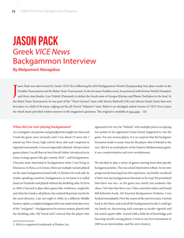Backgammon Magazine
