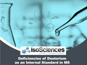Deficiencies of Deuterium As an Internal Standard in MS Deficiencies of Deuterium As an Internal Standard in MS Presentation