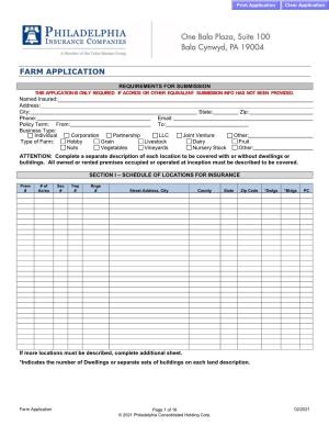 Farm Application
