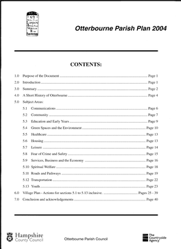 Otterbourne Parish Plan