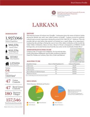 Larkana-District Profile