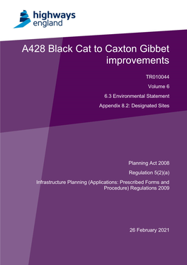 A428 Black Cat to Caxton Gibbet Improvements