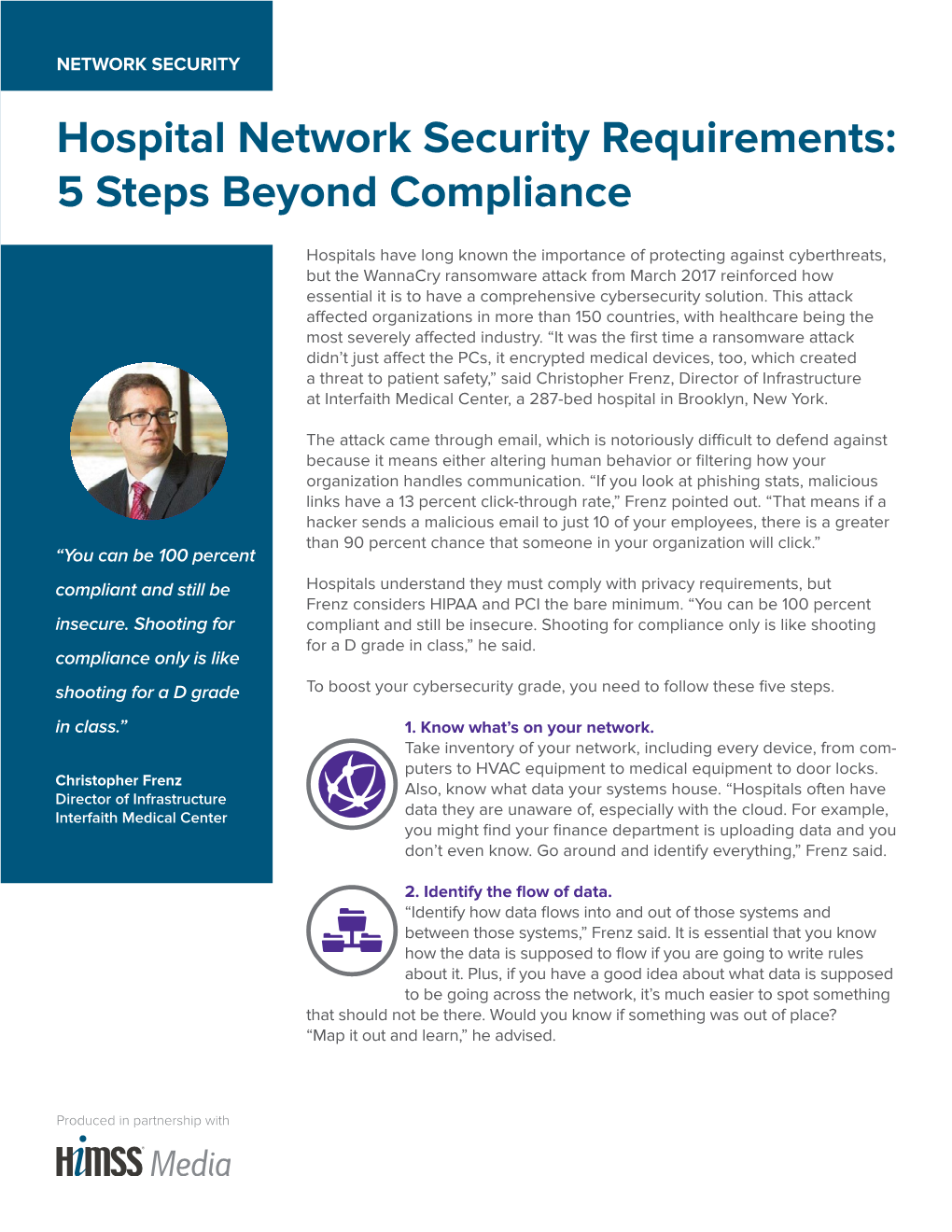 Hospital Network Security Requirements: 5 Steps Beyond Compliance