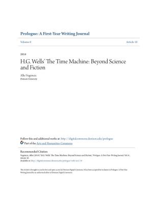 H.G. Wellsâ•Ž the Time Machine: Beyond Science and Fiction