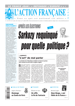 APRÈS LES ÉLECTIONS PAGE 3 Mccartney, Ancien Membre Du Groupe Anglais Les Beattles, Vient D'avoir Une Illumination