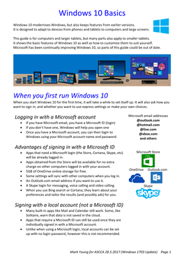 Windows 10 Basics