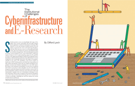The Institutional Challenges of Cyberinfrastructure and E-Research