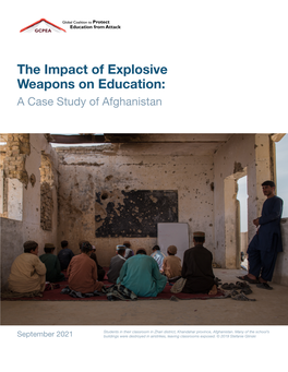 The Impact of Explosive Weapons on Education: a Case Study of Afghanistan