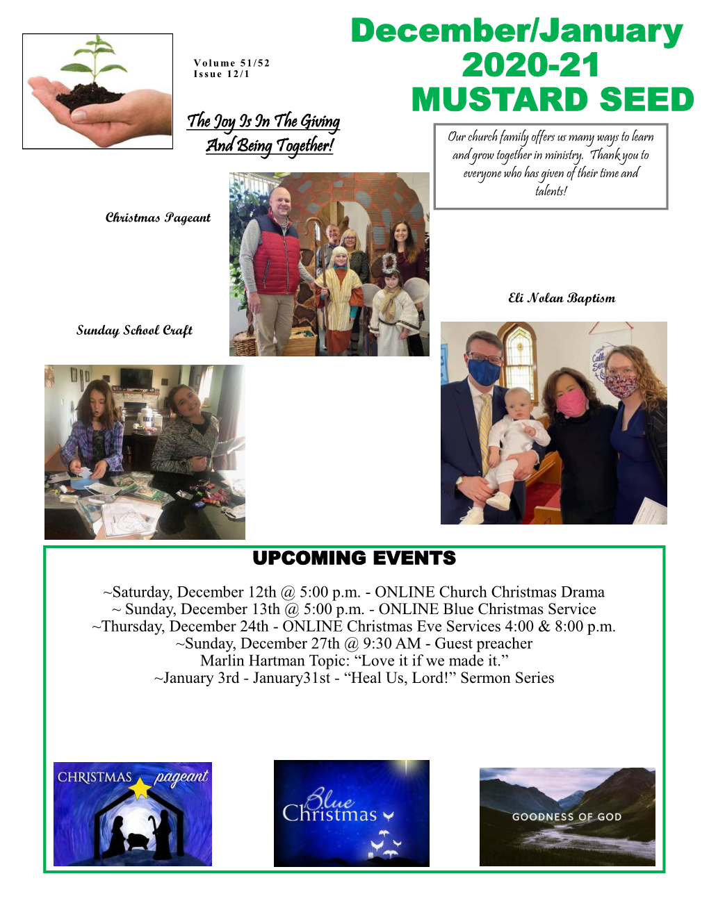 December/January 2020-21 MUSTARD SEED