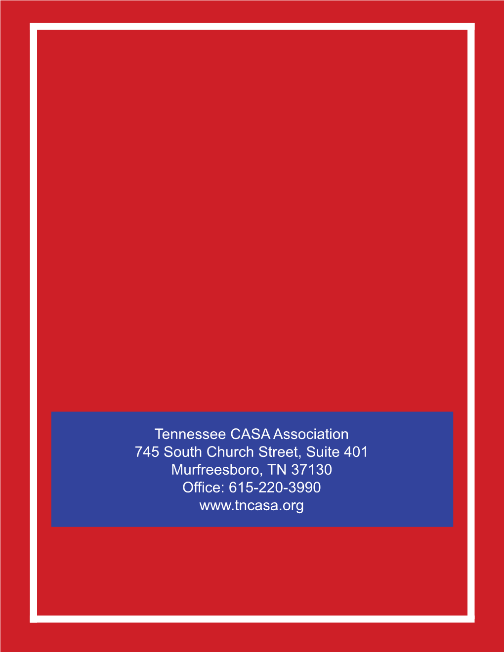 2019 Tennessee CASA Annual Report