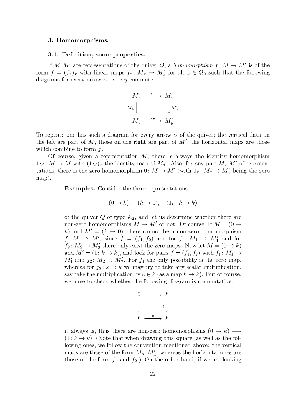 3. Homomorphisms