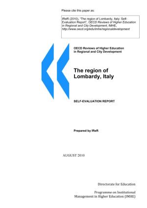 The Region of Lombardy, Italy