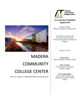 Madera Community College Center